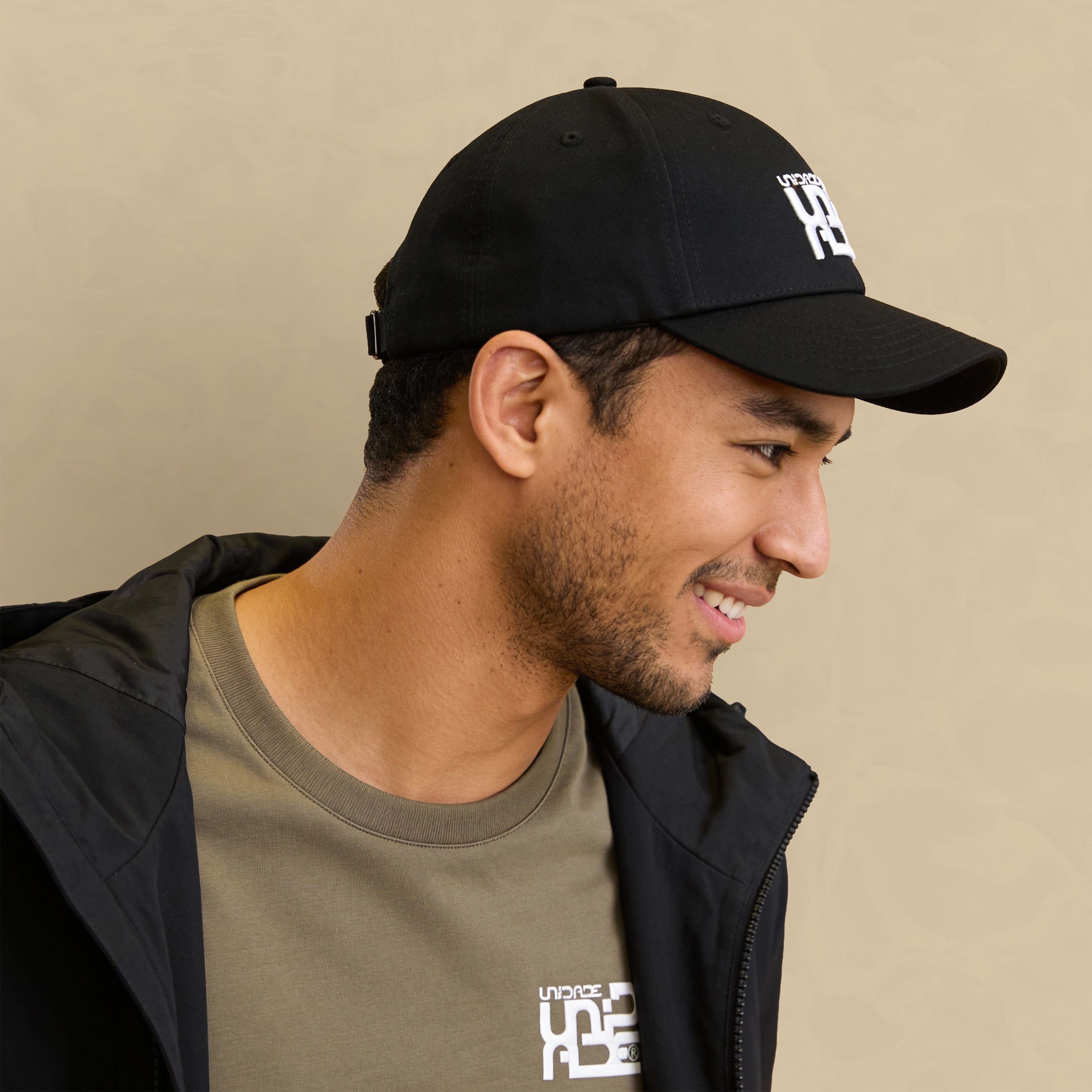 Casquette twill de coton Noir