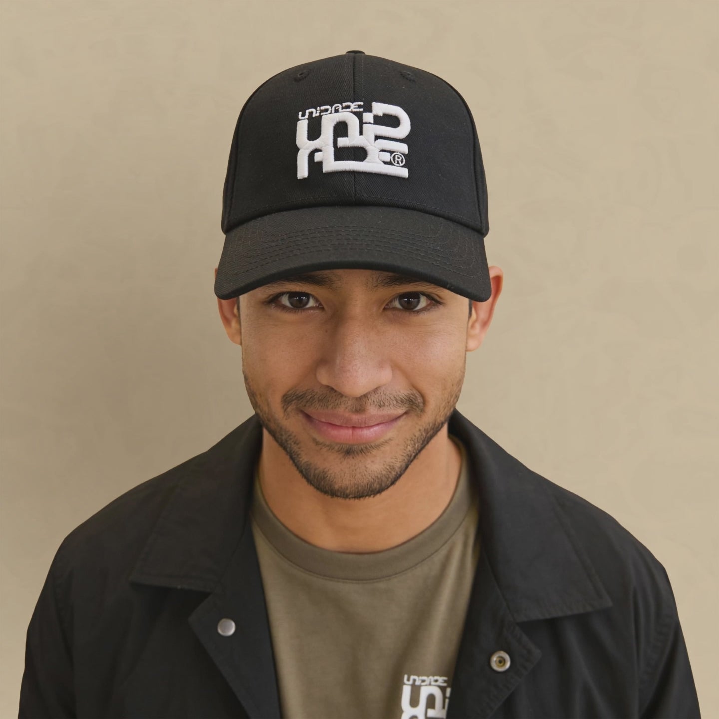 Casquette twill de coton Noir