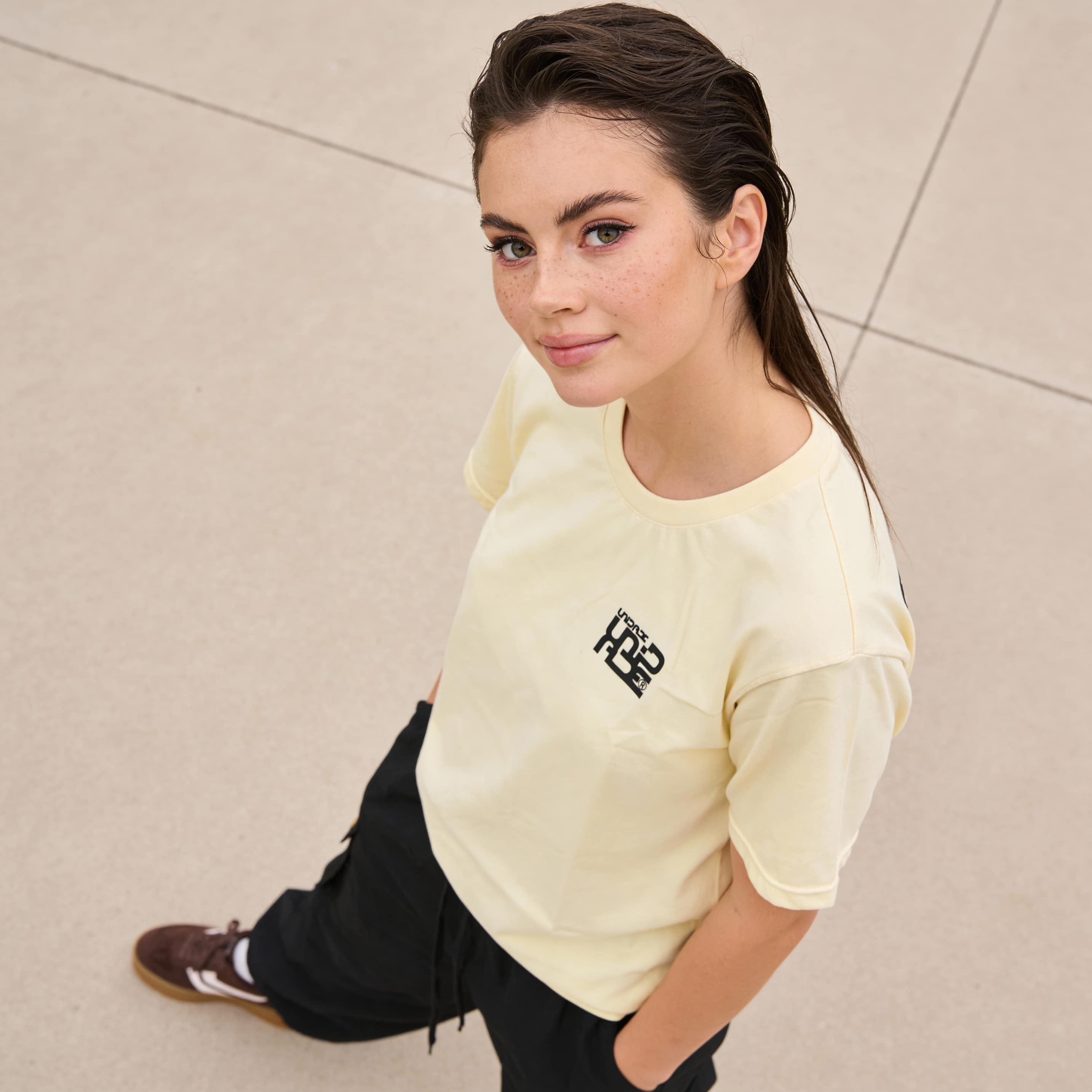 T-shirt coton vanille